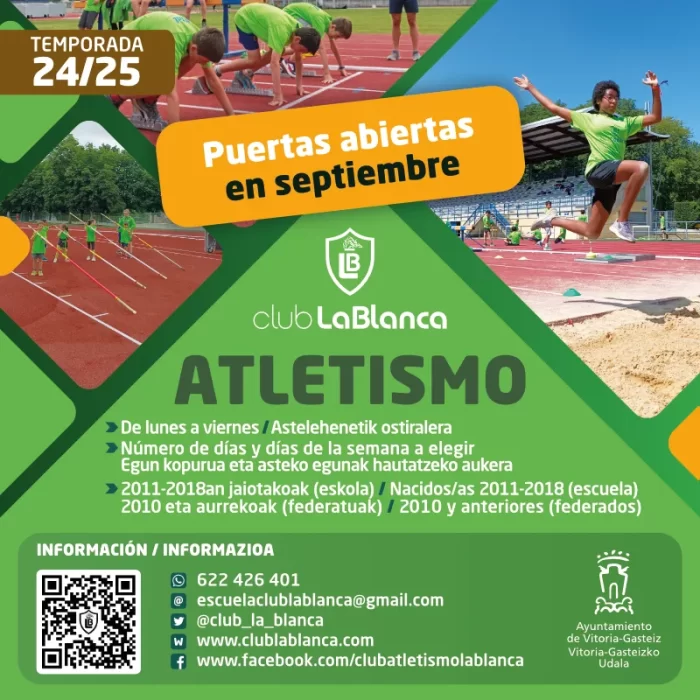 ESCUELAS ATLETISMO ESKOLA 24/25